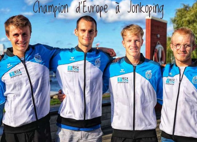 3 rameurs maconnais champion d'europe