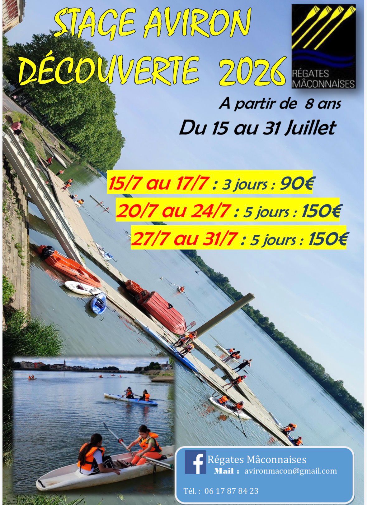 Macon-regates-Maconnaises - stage ete